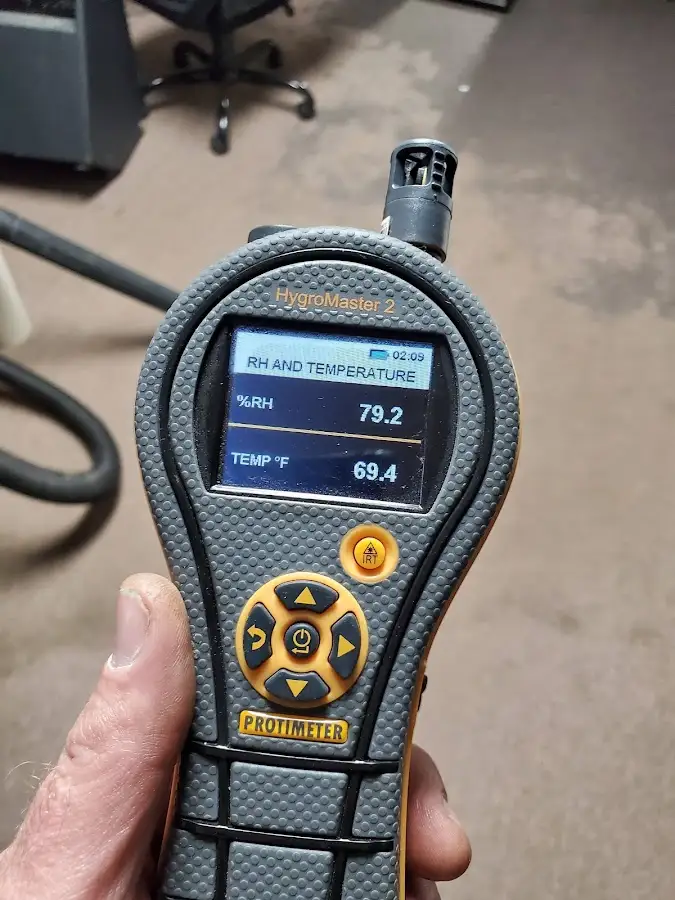 Moisture meter humidity assessment for Fire & Smoke Damage Restoration in Midway